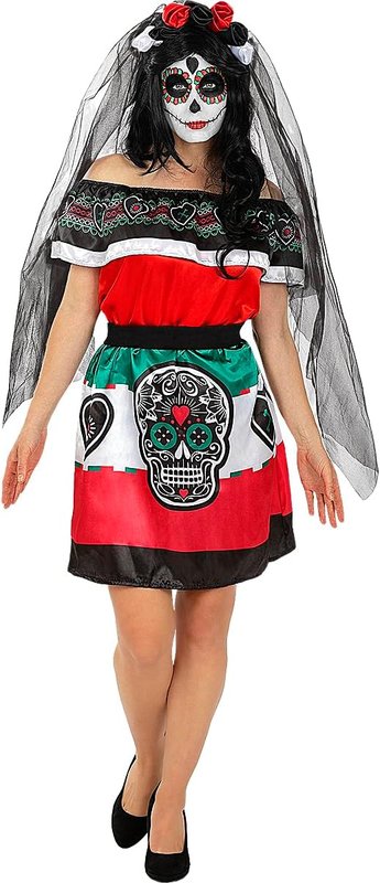 Disfraz Catrina mexicana mujer Funidelia Día de los Muertos Halloween
