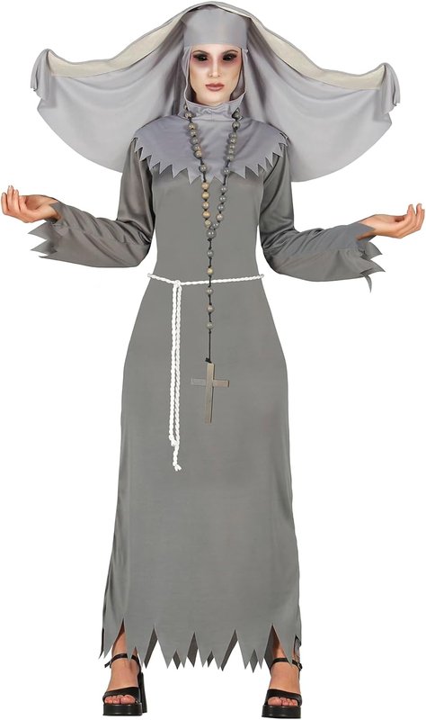 Disfraz monja diabólica adulta Guirca Halloween mujer talla M