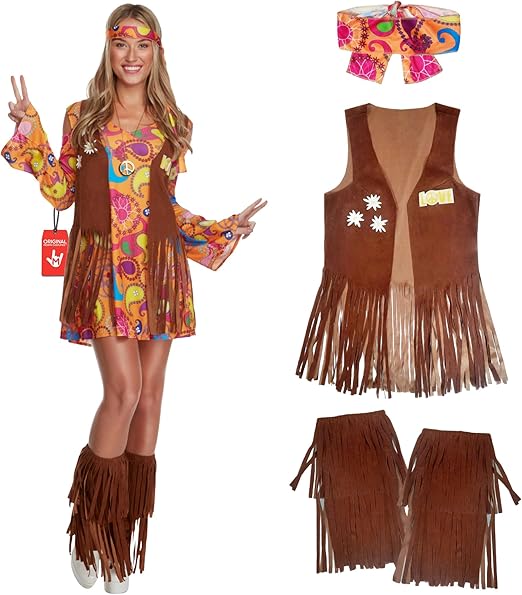 Disfraz hippie